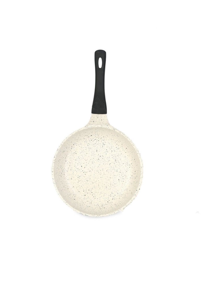 سونكس مقلاة 24 سم ماك – طلاء رخامي متميز مع مقبض ناعم - Image 1