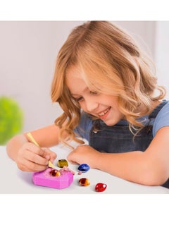 MAGIC VAULT Gemstones Dig Kit - Dig it up 12 Real Gemstone and Crystal for Kids Gems Digging Kit Mineral & Rock Collection for Kids Archaeology Geology Science Educational Gift STEM Toys for Boys & Girls  - Image 2