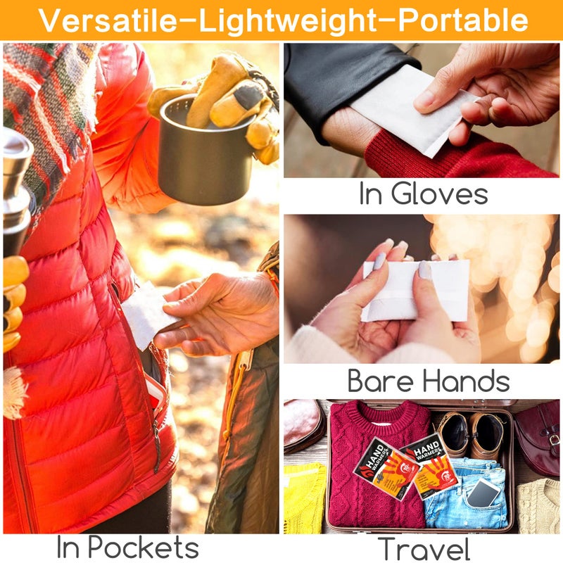 MEDLOT Hand Warmers - Long Lasting, Safe Natural Odorless, Air Activated Warmers - Up to 10 Hours of Heat - 20 Pair, White - Image 4
