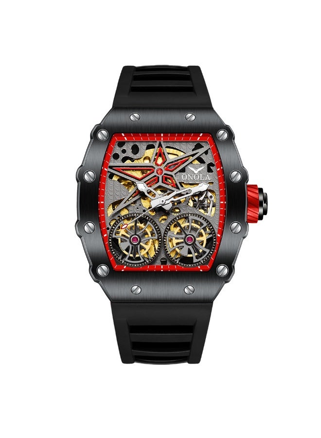 Men's Automatic Skeleton Flywheel Watch