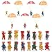 Manmel 40PCS Parachute Toy Outdoor Flying Toy for Kids 3 4 5 6 7 8 9 Mini Paratroopers Army Parachute Flying Throwing Outside Toys for Toddlers Boys Girls Party Favors Goodie Bag Stuffers - Image 2