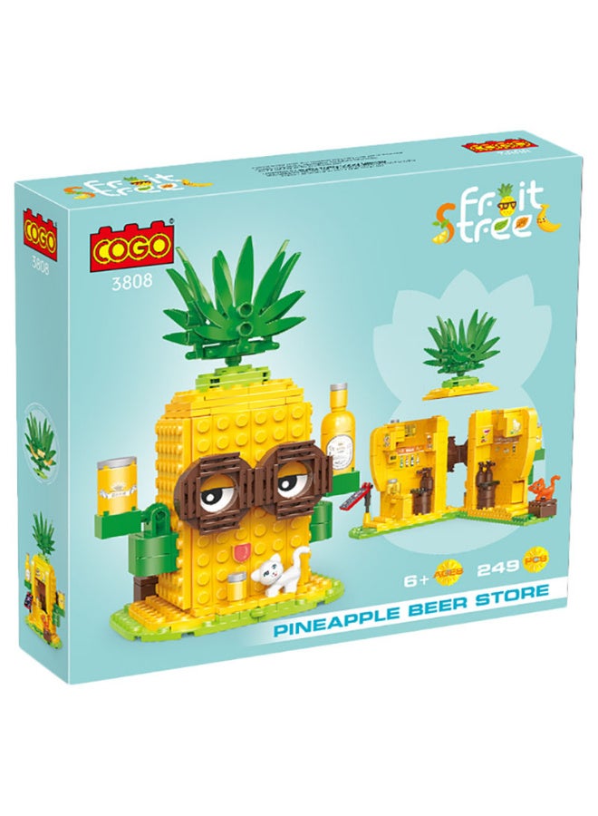 COGO Pineapple Shop Building Set  - Image 1