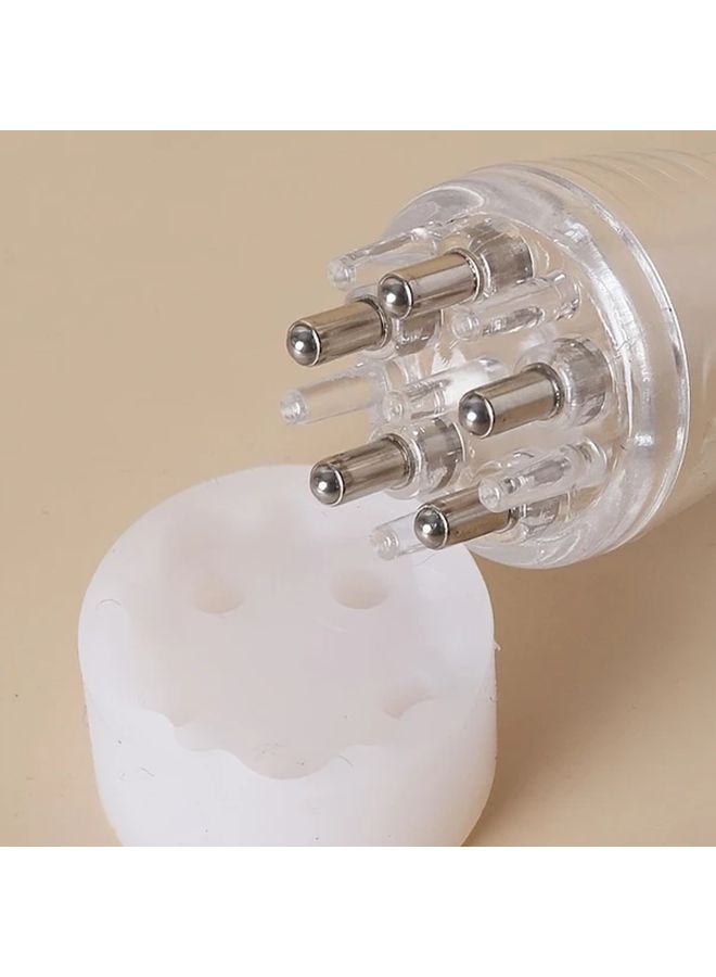 White Portable Scalp Applicator Comb 6ml Hair Care Oil Massager - Image 5