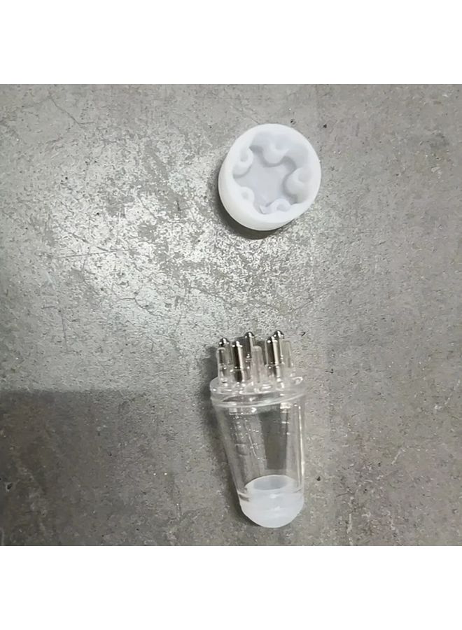 White Portable Scalp Applicator Comb 6ml Hair Care Oil Massager - Image 3