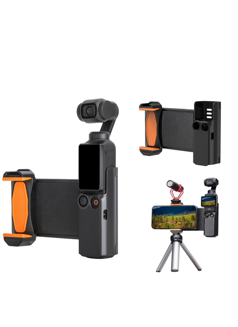 Generic Phone Holder Mount for DJI OSMO Pocket 3 Microphone Tripod Expansion Mount Extension Adapter with 1/4" Thread Screw for DJI Osmo Pocket 3 Accessories  - Image 1