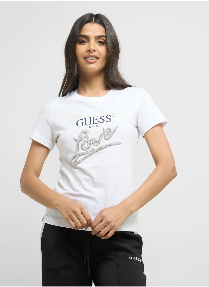 GUESS Love Triangle T-Shirt