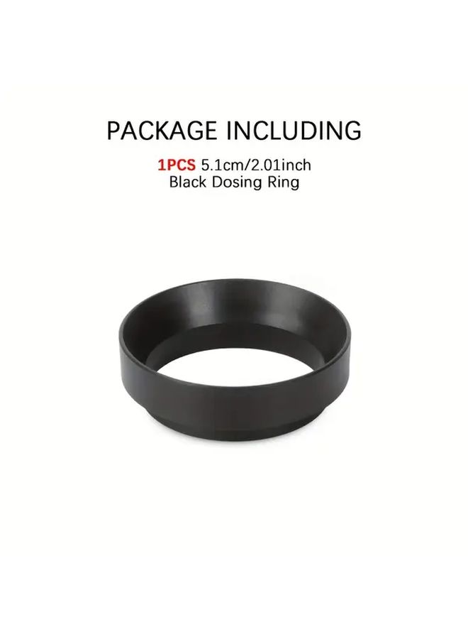 Black Ring Magnetic Espresso Dosing Funnel 5.1cm for Portafilter - Image 3