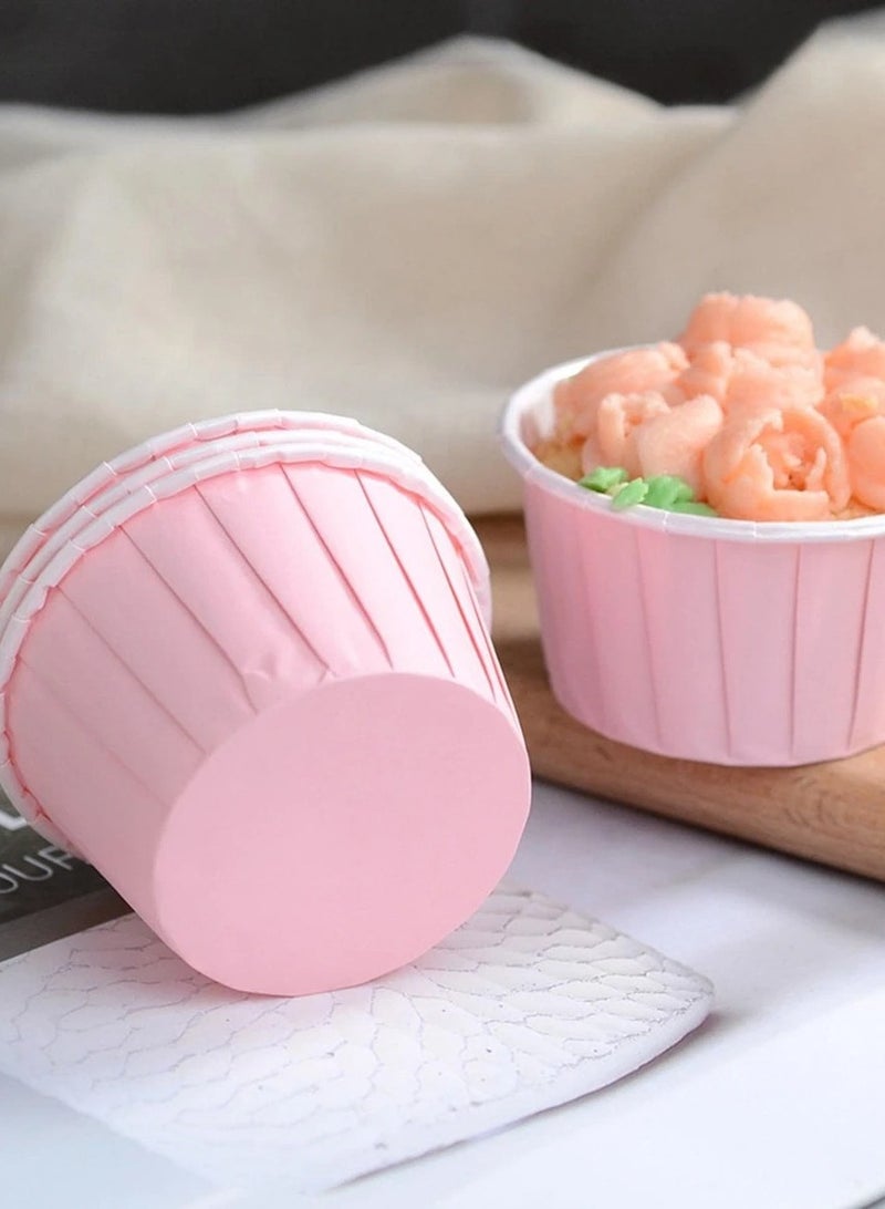 50pcs Cupcake Cups with Oilproof Baking Liners with Aluminum Foil Rims  - Image 3
