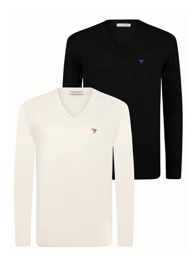 FELIX HARDY V-Neck Sweater Pack of 2