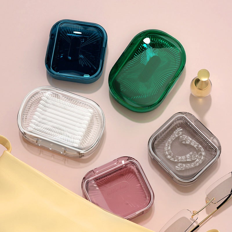 Portable Braces Box Holder Storage Box Sealed Transparent Plastic Box Compartment Dustproof Braces Box Multi-Specification - Image 5