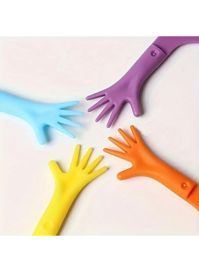 Creative Finger Bookmarks Pack of 4 – Fun Mood-Changing Page Markers to Mark Your Place & Enjoy Every Reading Moment - Image 1