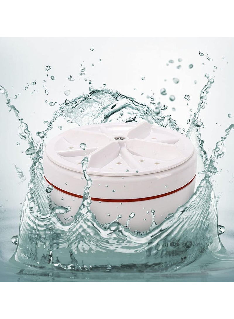 GGOOT Mini Washing Machine, Foldable Laundry Washer Automatic Cycle Ultrasonic Turbine Washer USB Power Portable Underwear Washer Travel Washing Machine for Baby Clothes, Socks, Underpant - Image 4