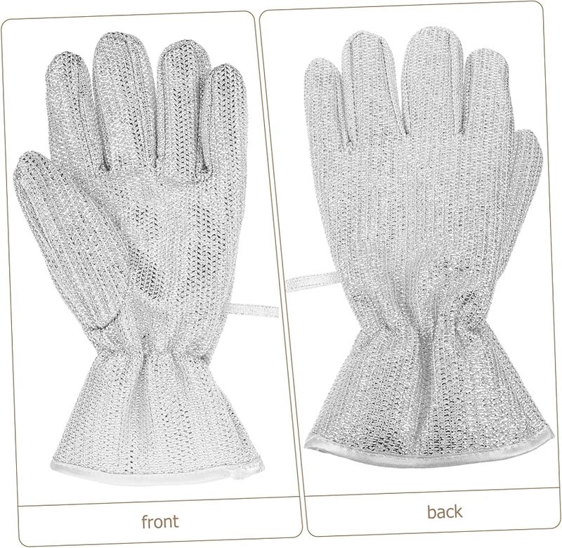 Oil Resistant Kitchen Cleaning Gloves Finger Design for Dishwashing Household Tasks - Image 5