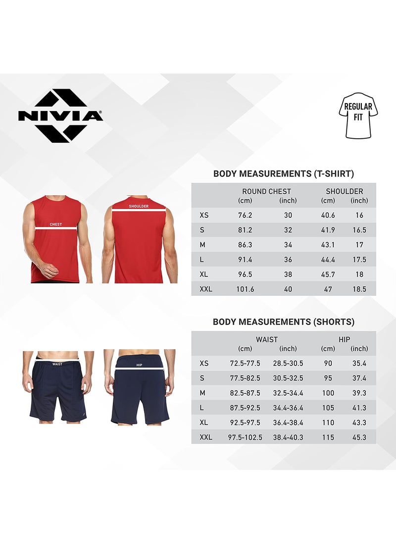 Nivia - Phantom Basketball Jersey Set for Men | Material : Micro Polyester | Round Neck | Sleeveless | Size : XS - Image 1