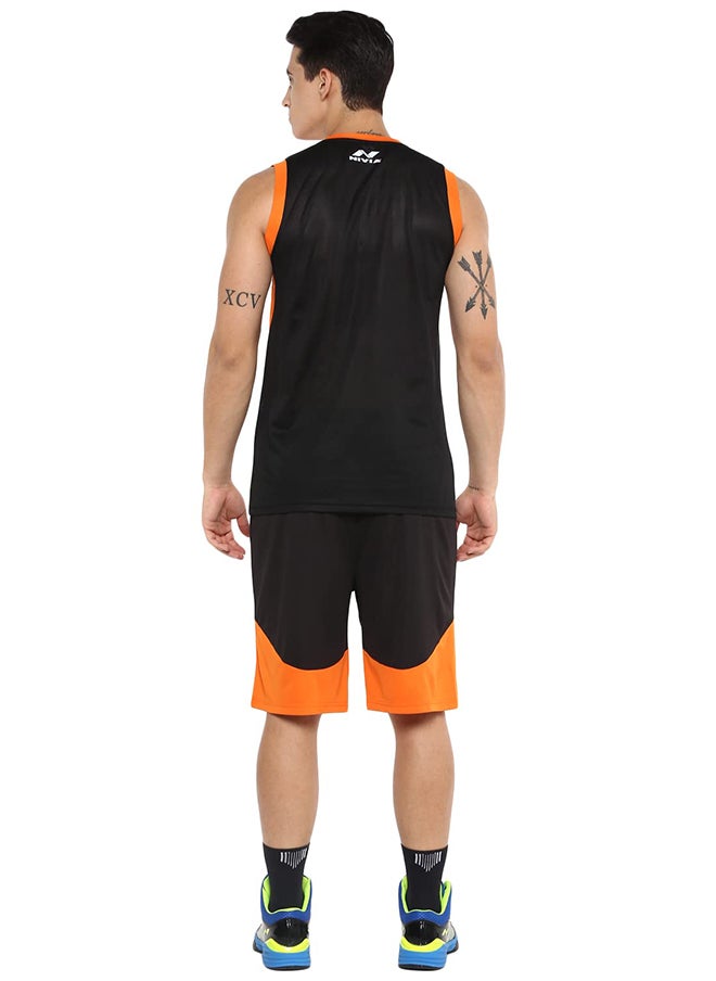 Nivia - Phantom Basketball Jersey Set for Men | Material : Micro Polyester | Round Neck | Sleeveless | Size : XS - Image 1