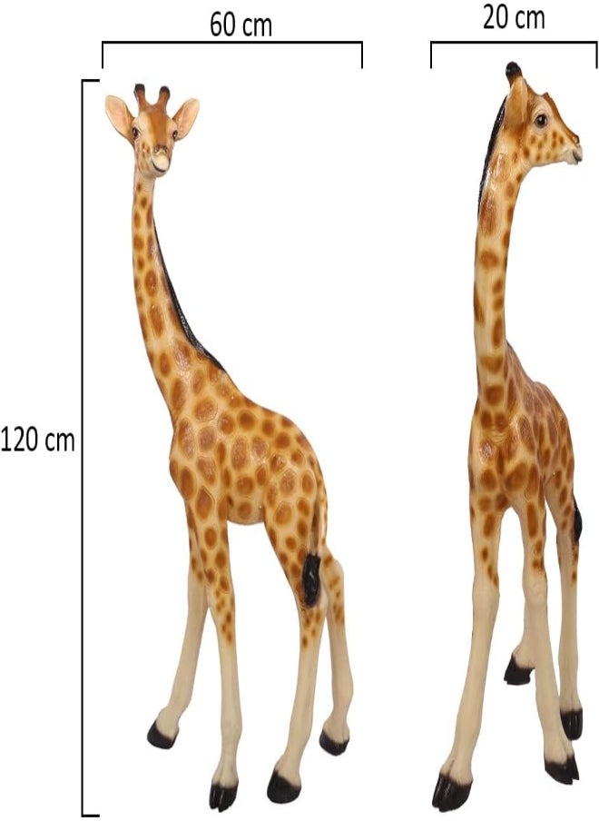 Yatai - Yatai Adorable Giraffe Statue Decor For Garden Yard Back, Outdoor Sculptures For Home Decor Figurines For Indoor Decor Lanscaping - Image 1