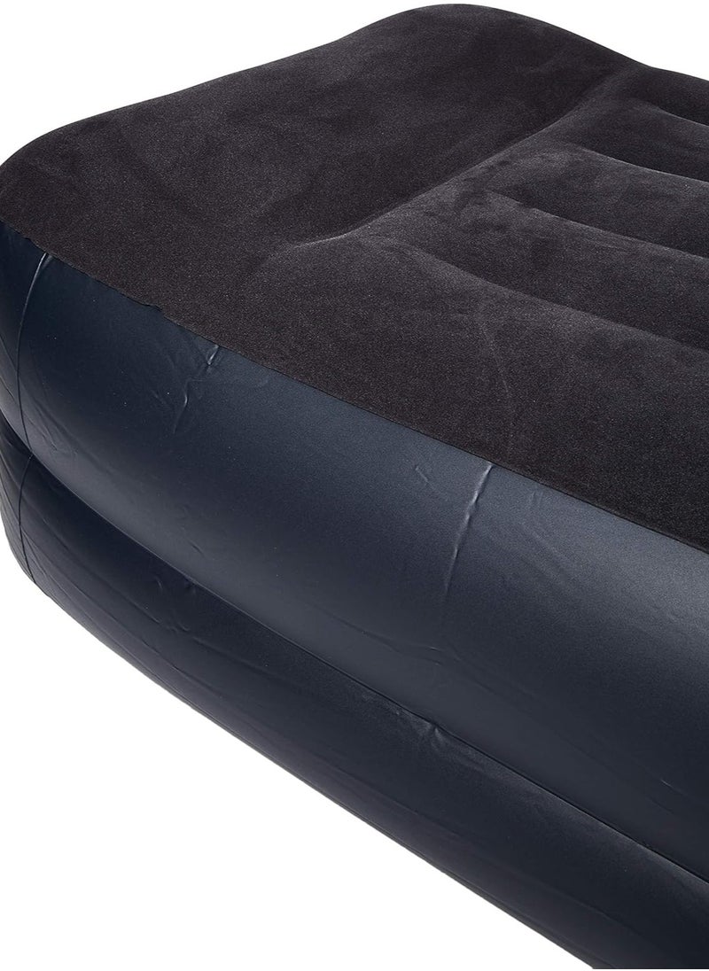 FULL JOY - Double Foldable Air Mattress With  Twin Built-in AC Pump195cm*96cm*46cm - Image 1