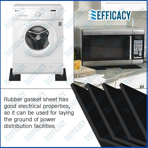 Efficacy Shalitex Rubber Expansion Joint Filler Board, Rubber Sheet Size 61 x 30 cm (24 x 12 Inches) 12mm Thick for Plumbing, Gaskets DIY Material, Supports, Abrasion, Flooring (Pack of 1) - Image 5