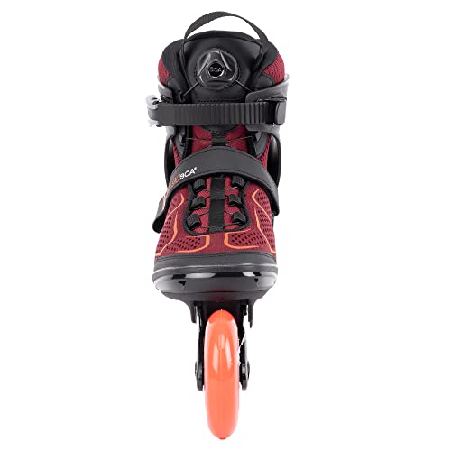 K2 Skate Alexis 90 Boa, Color: Burgandy/Orange, Size: 7.5 (I220202201075) - Image 3