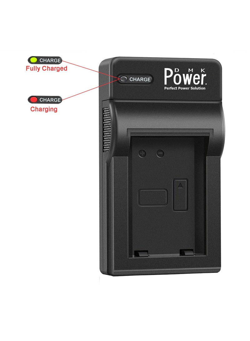 DMK Power بطارية DMK Power 2 x EN-EL14 سعة 1030mAh 7.7Wh مع شاحن البطارية TC-USB1 متوافق مع كاميرات نيكون D5600 D5500 D5200 D5300 D5100 D3400 D3300 D3200 D3100 Coolpix P7000 P7100 P7200 P7700 P7800 - Image 5