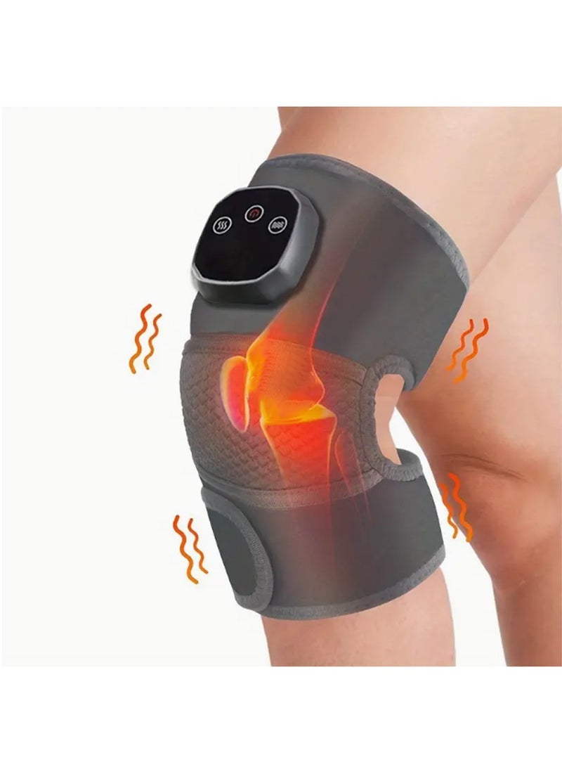 SHENYU 2Pcs Electrical Heating Braces Knee Massager with Adjustable Heat and Vibration Medical Supplies Equipment USB Rechargeable, Ideal for Knees Shoulders Elbows Health Nutrition  - Image 1