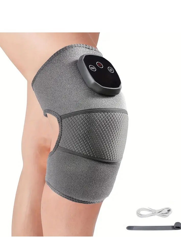 SHENYU 2Pcs Electrical Heating Braces Knee Massager with Adjustable Heat and Vibration Medical Supplies Equipment USB Rechargeable, Ideal for Knees Shoulders Elbows Health Nutrition  - Image 2