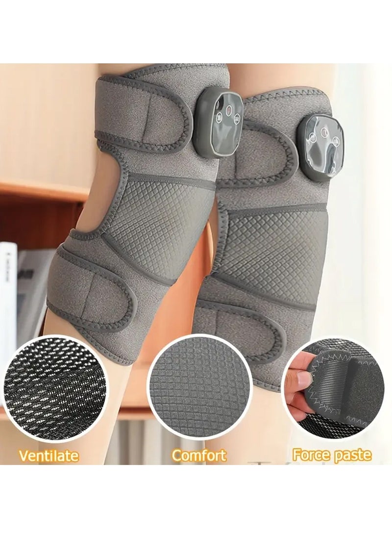SHENYU 2Pcs Electrical Heating Braces Knee Massager with Adjustable Heat and Vibration Medical Supplies Equipment USB Rechargeable, Ideal for Knees Shoulders Elbows Health Nutrition  - Image 3