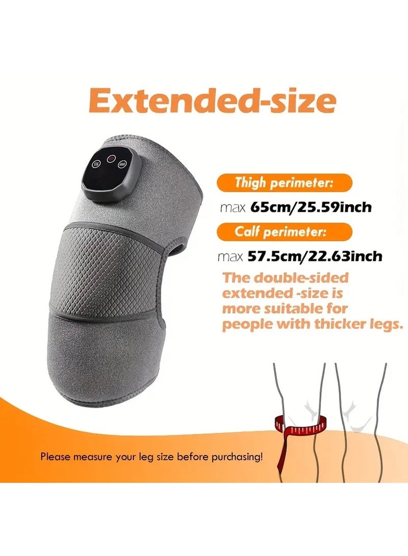 SHENYU 2Pcs Electrical Heating Braces Knee Massager with Adjustable Heat and Vibration Medical Supplies Equipment USB Rechargeable, Ideal for Knees Shoulders Elbows Health Nutrition  - Image 4