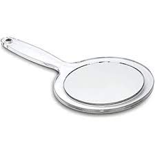 Victor Enterprises Victor Enterprises Two Way Plastic Handle 5 Inch Round Shape Mirror Clear - Image 2