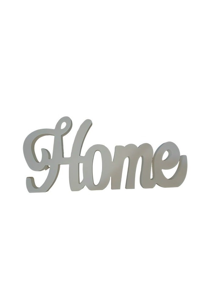 لافتة Home من الأكريليك 
