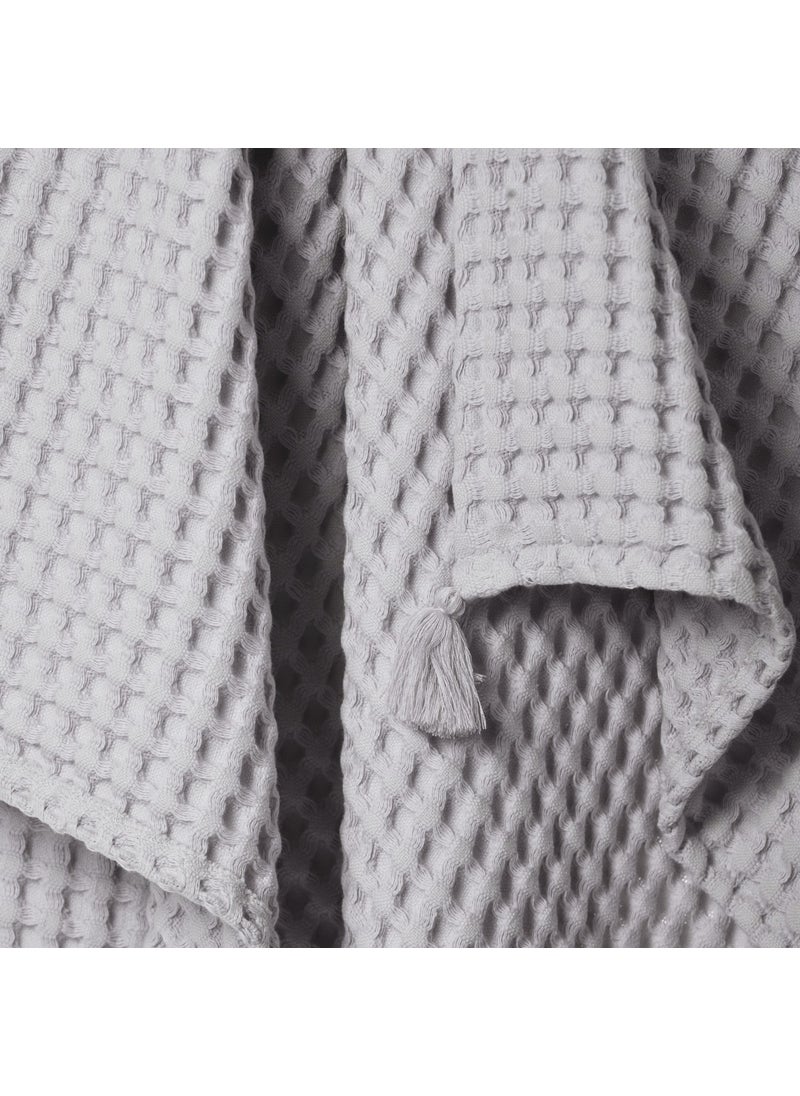 Casadora Baby 100% Cotton Single Thick Waffle Blanket - Gray - 160 x 220 cm  - Image 1