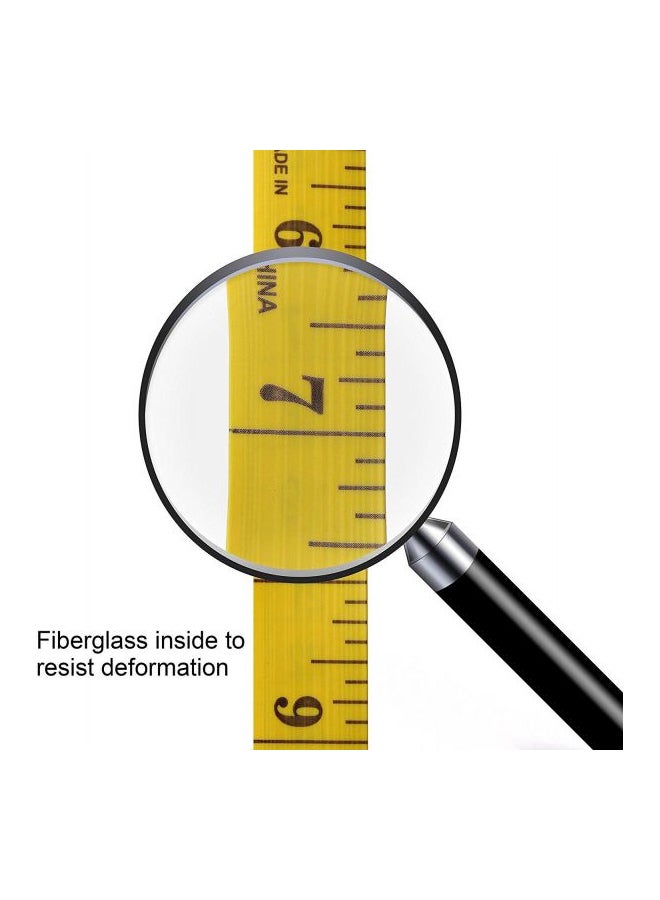 Double Scale Tailor Tape Yellow/Black 3meter  - Image 3
