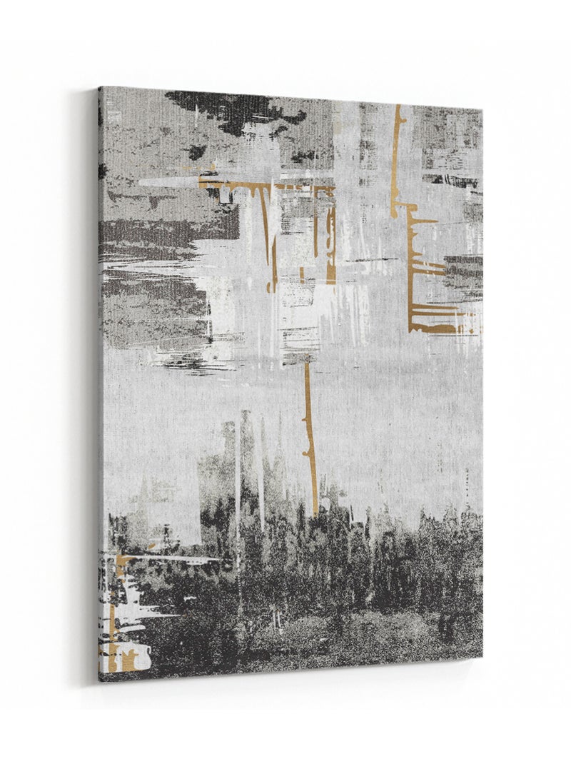 LOWHA Canvas Wall Art Stretched Over Wooden Frame with Art Pattern  Painting - Image 4