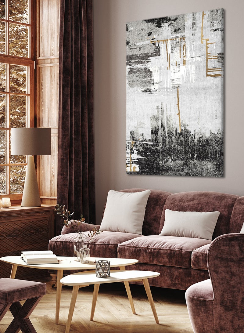 LOWHA Canvas Wall Art Stretched Over Wooden Frame with Art Pattern  Painting - Image 2