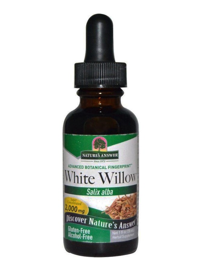 NATURE'S ANSWER White Willow Salix Alba - Image 1