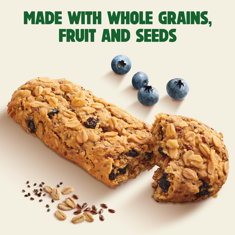 Nature Valley بار الإفطار الناعم من ناتشر فالي، توت أزرق وشوفان، وجبات خفيفة صباحية، 5 بار، 8.85 أونصة - Image 2