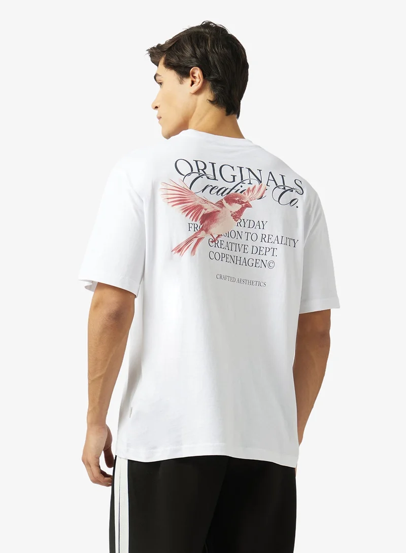 JACK & JONES Logo Crew Neck T-Shirt