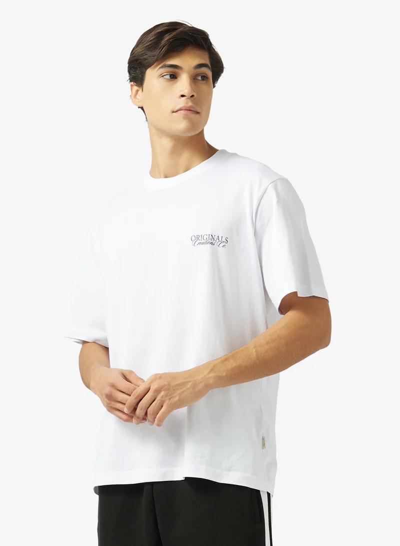 JACK & JONES Logo Crew Neck T-Shirt