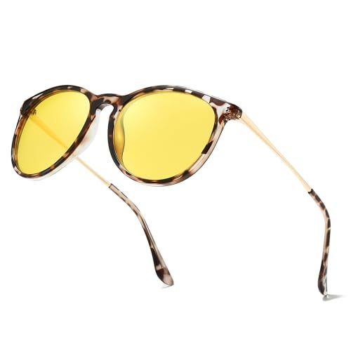 FIMILU Night Driving Glasses for Women Men, Polarized Night Vision Glasses Reduce Glare for Night 8859 - Image 1