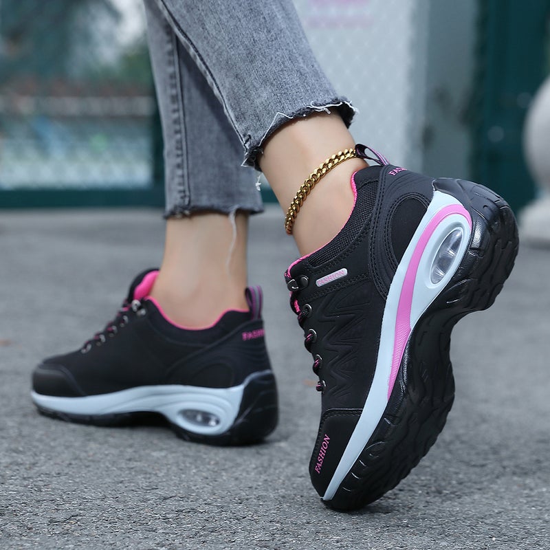 Outdoor Mountaineering Shoes Thick Sole Increased Rocking Shoes Non-Slip Soft Sole Mother Shoes Casual Travel Women'S Shoes Casual Shoes - Image 4