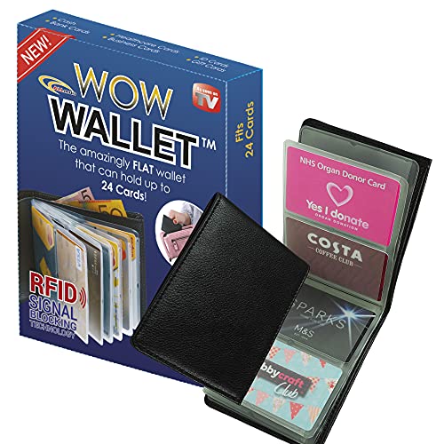 ALLmuis Amazing Men and Women Slim Leather wonder Wow Wallet - Credit Card Protector - RFID Blocking Case - Image 5