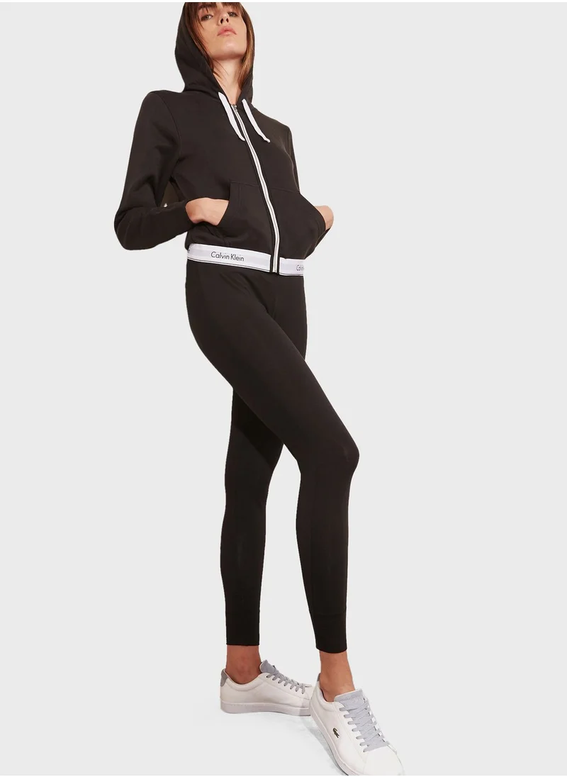 CALVIN KLEIN Logo Band Leggings