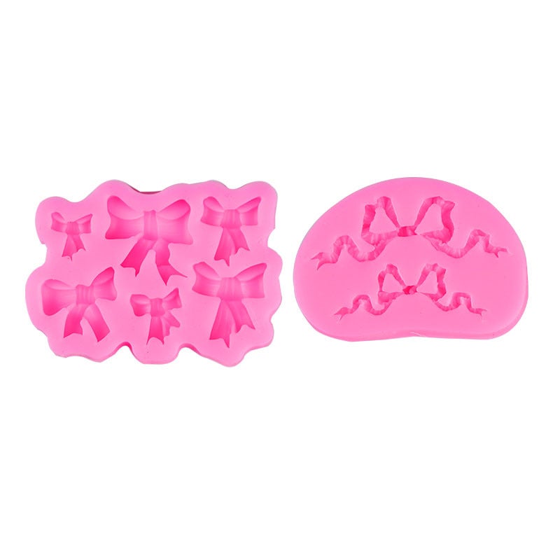 general DIY Silicone Mold Crown Bow Shape for Fondant Clay Resin Baking Decoration - Image 4