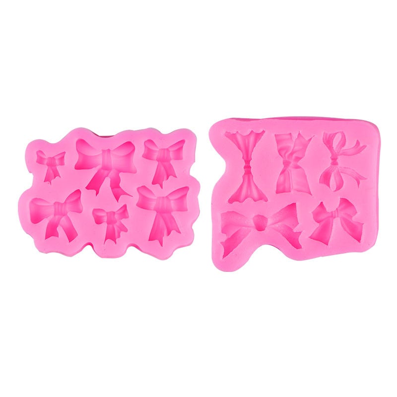 general DIY Silicone Mold Crown Bow Shape for Fondant Clay Resin Baking Decoration - Image 3