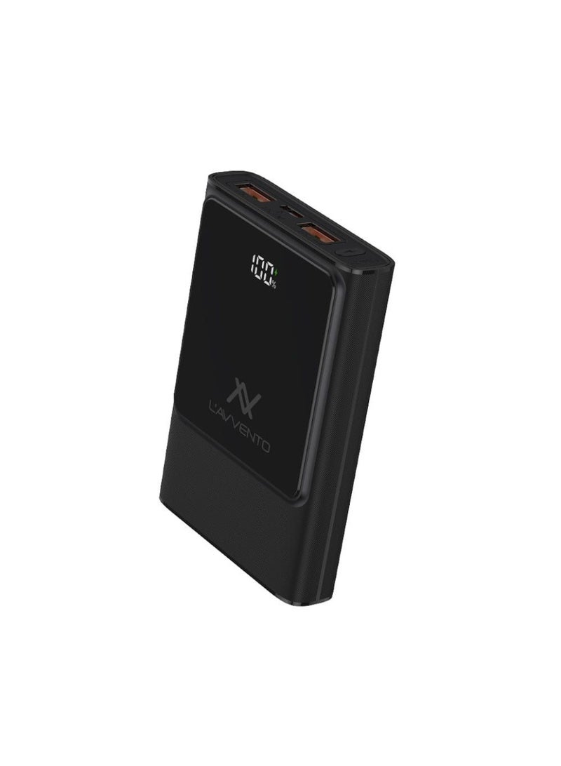 لافينتو باور بانك MP657 – بسعة 10,000 مللي أمبير، شحن سريع 22.5 واط مع مؤشر LCD - Image 2