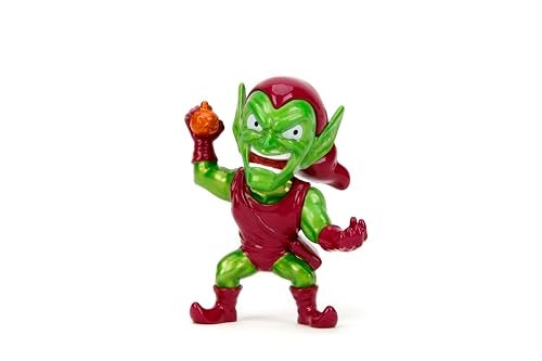 Jada Spider-Man Metalfigs 4-Pack – Collectible 2.5” Metal Figures – Spider-Man, Green Goblin, Toxin, Venom – Classic Marvel Heroes, - Image 4