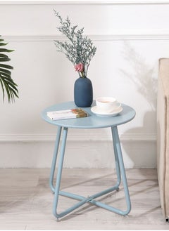 NKX Nordic Style Iron Round Table Nightstand Sofa Table Furniture  - Image 2