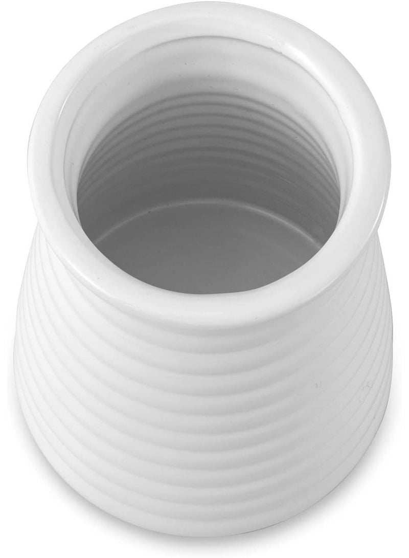 Y&D Modern Minimalist Living Room Creative Dining Table Coffee Table Home Decoration White Ceramic Vase - Image 2