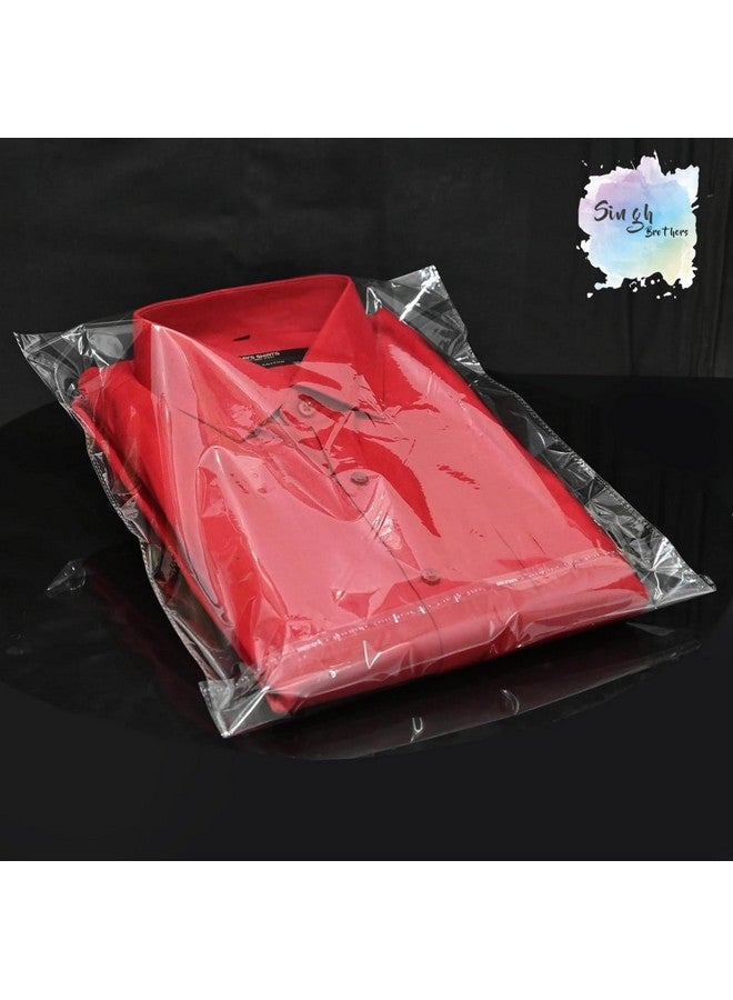 SINGH BROTHERS Singh Brothers - Packing Clear Bags Transparent Pouches for Garments Clothes Saree Shirt etc Self Adhesive BOPP Bags Plastic Seal Bag for Multipurpose, Pack of 25, (13X18 inch)  - Image 4