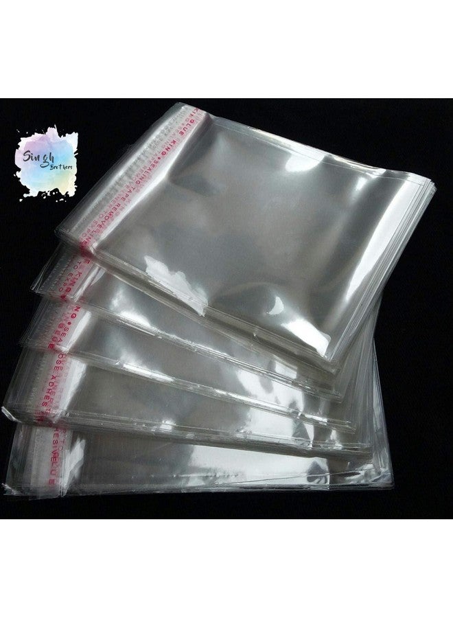 SINGH BROTHERS Singh Brothers - Packing Clear Bags Transparent Pouches for Garments Clothes Saree Shirt etc Self Adhesive BOPP Bags Plastic Seal Bag for Multipurpose, Pack of 25, (13X18 inch)  - Image 3